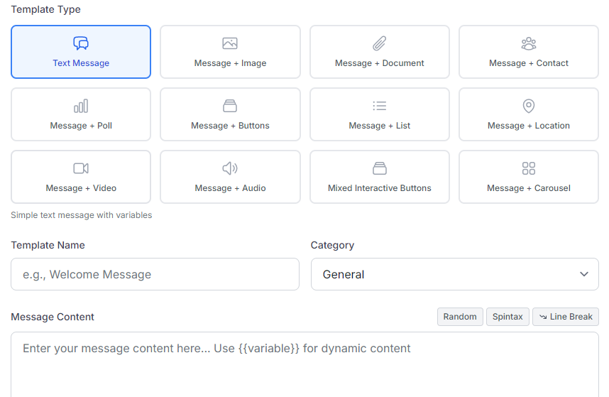 Library Template Pesan